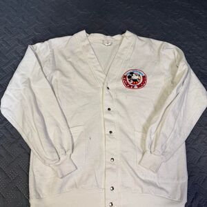 Vintage 90s Disney Cardigan size XL White